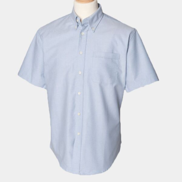 Henbury Short Sleeve Classic Oxford Shirt Thumbnail