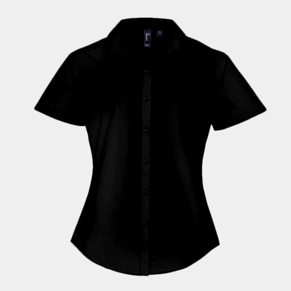 Premier Ladies Supreme Short Sleeve Poplin Shirt Thumbnail