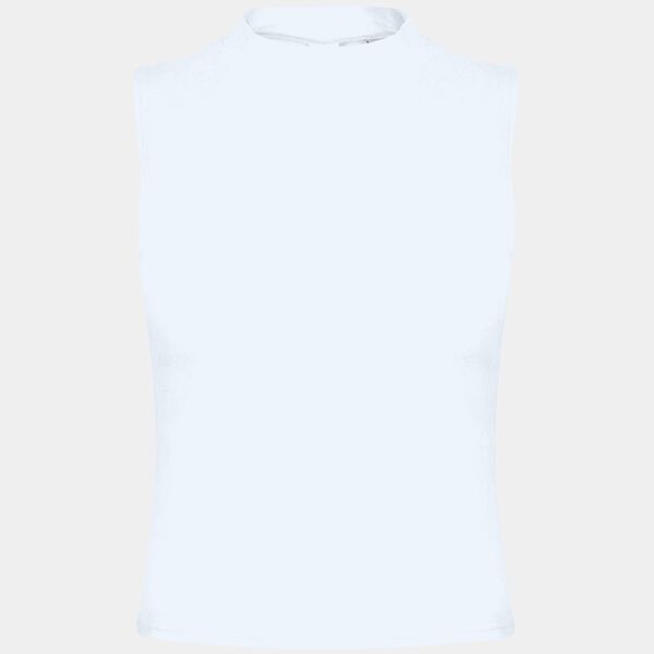 SF Clothing Ladies High Neck Crop Vest Thumbnail