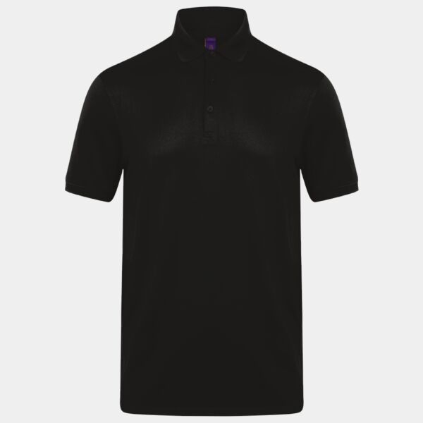 Henbury Slim Fit Stretch Microfine Piqué Polo Shirt Thumbnail