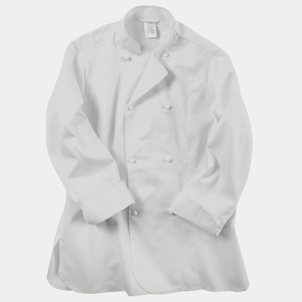 Dennys Ladies Long Sleeve Premium Chef's Jacket Thumbnail