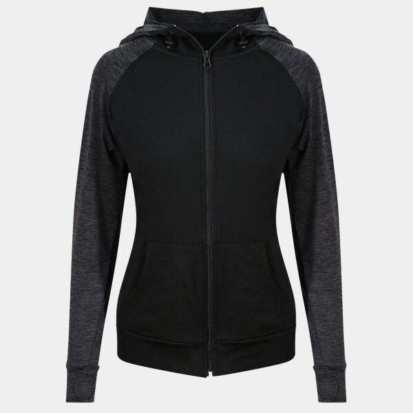 AWDis Ladies Cool Contrast Zoodie Thumbnail