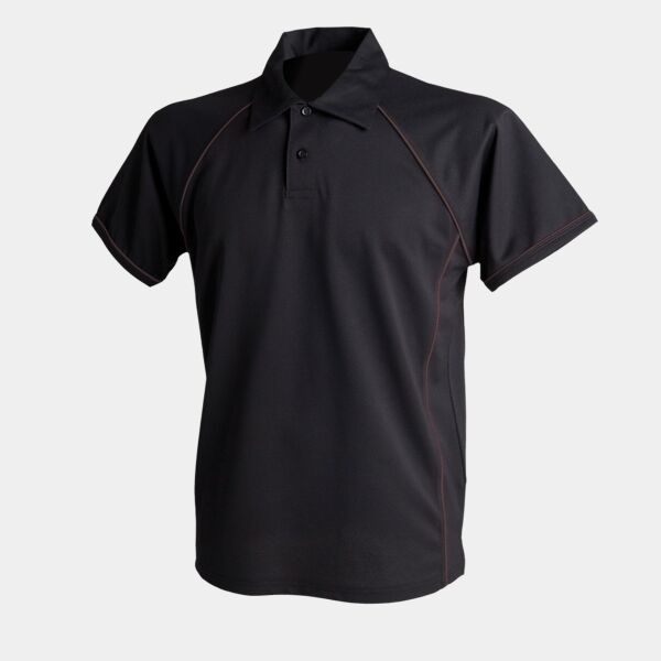 Team Performance Piped Polo Shirt (adults) Thumbnail